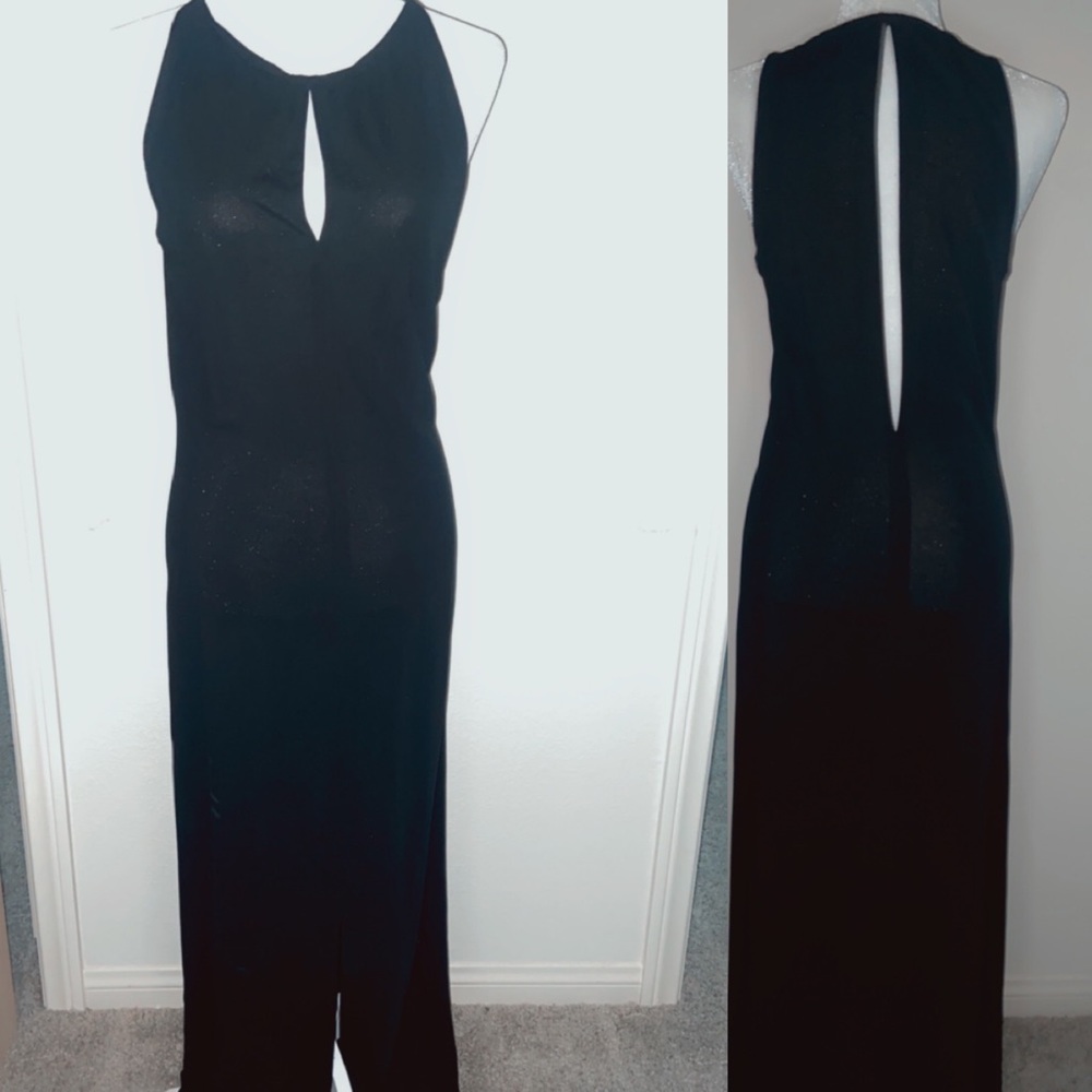 Long black DKNY dress